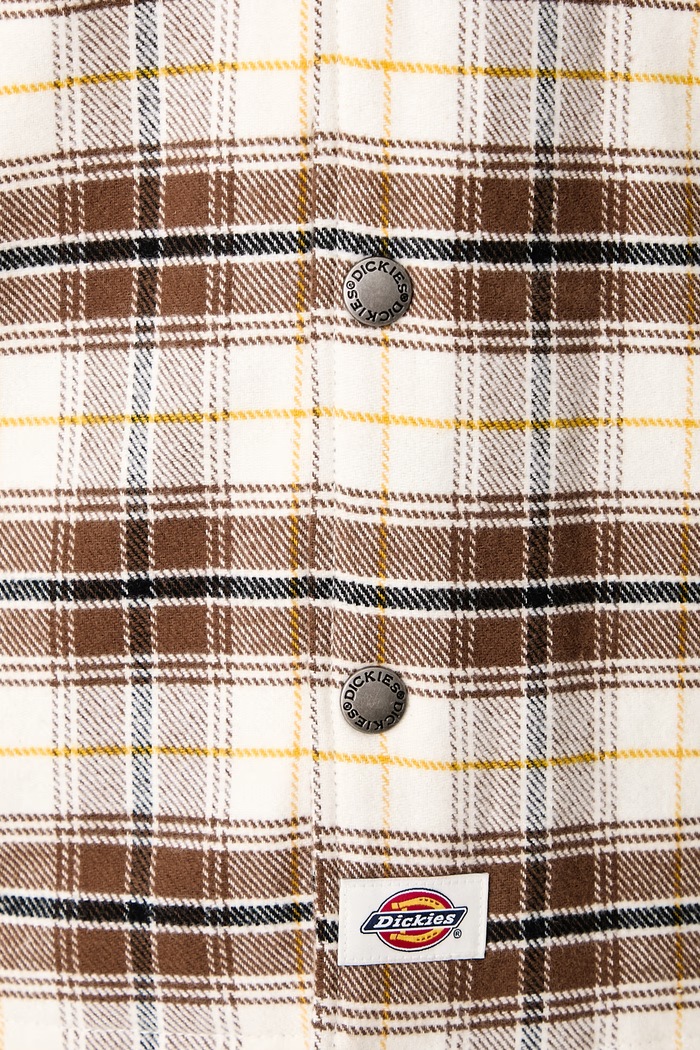 Kurtka koszulowa męska z bawełną Dickies beżowy DK0A89NNC481