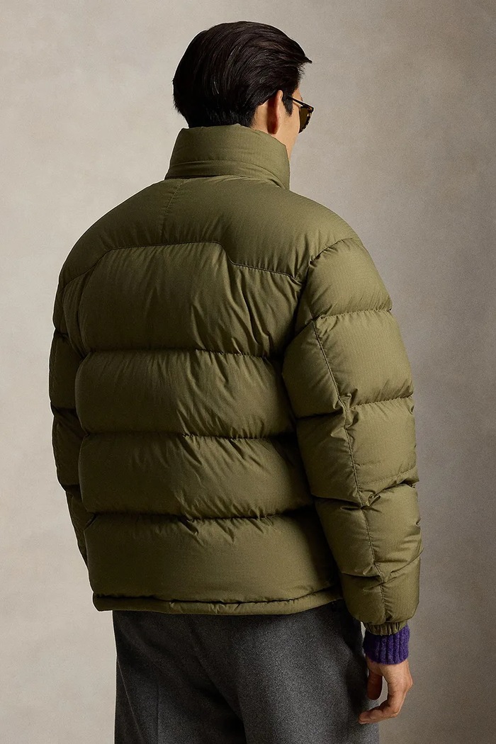 Polo Ralph Lauren Krótka kurtka męska 710B15571001 zielony AW26
