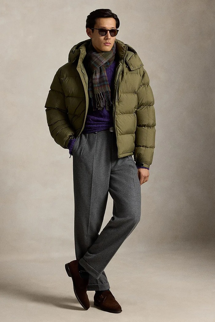 Odzież Polo Ralph Lauren Krótka kurtka męska 710B15571001 zielony