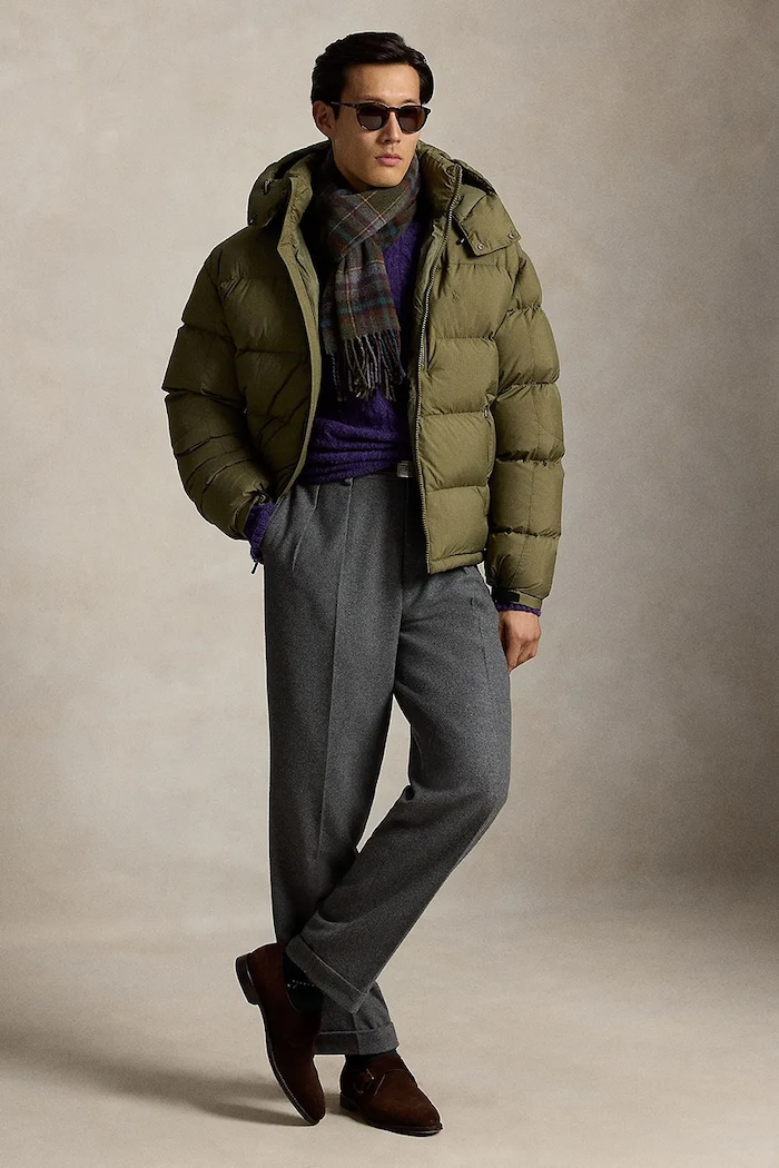 Odzież Polo Ralph Lauren Krótka kurtka męska 710B15571001 zielony