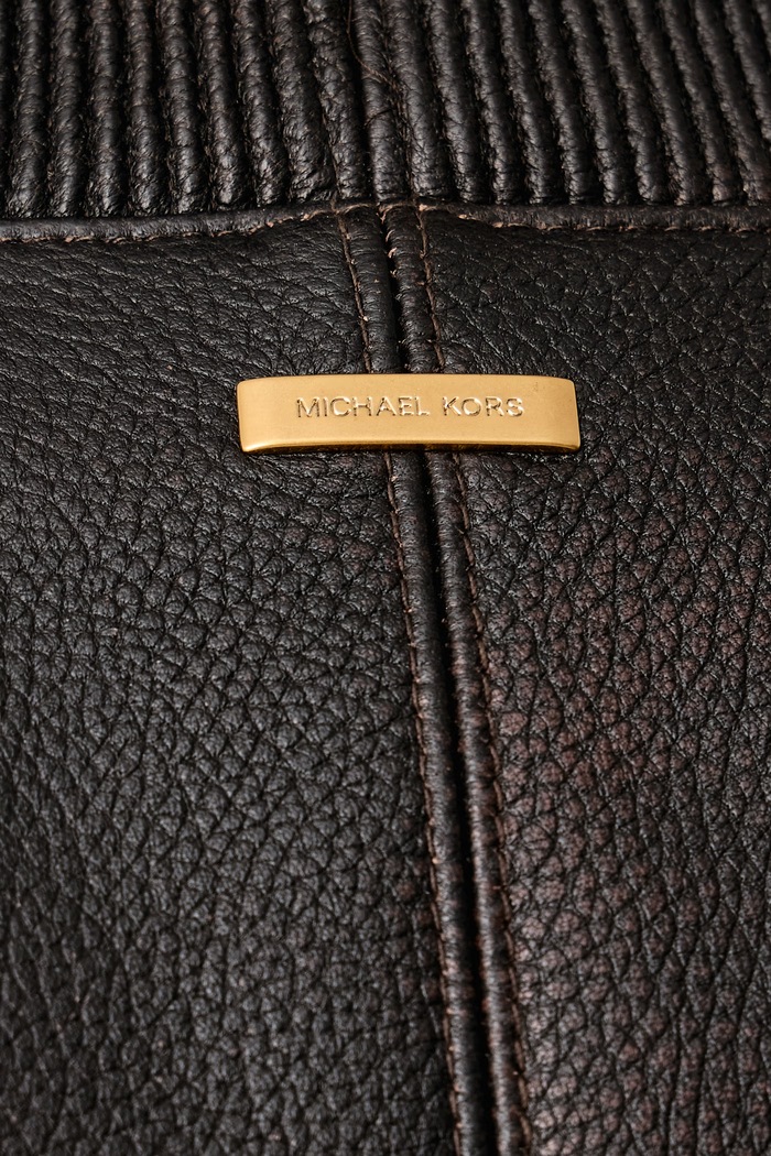 Bomberka męska skórzana Michael Kors brązowy CF6801ELM8