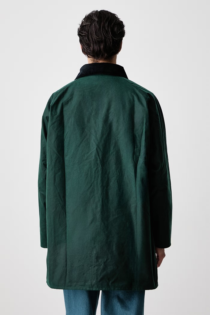 Îmbrăcăminte Barbour X PAUL SMITH geacă de tranziție din bumbac pentru bărbați MWX2612GN75 verde