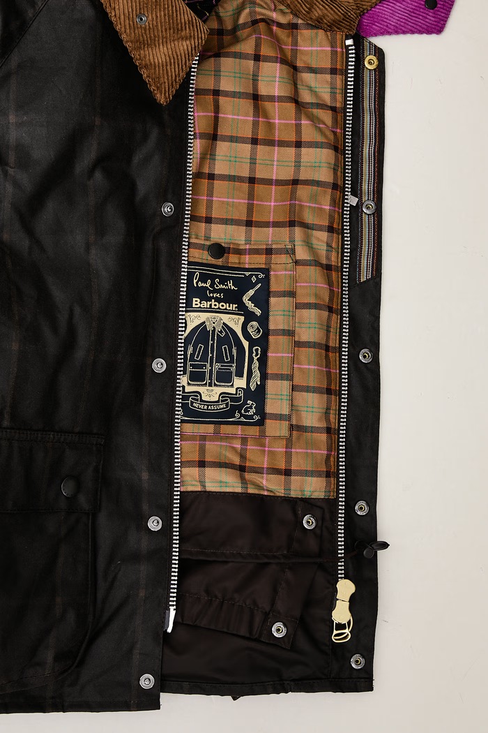 Barbour X PAUL SMITH kurtka woskowana męska MWX2611BR71