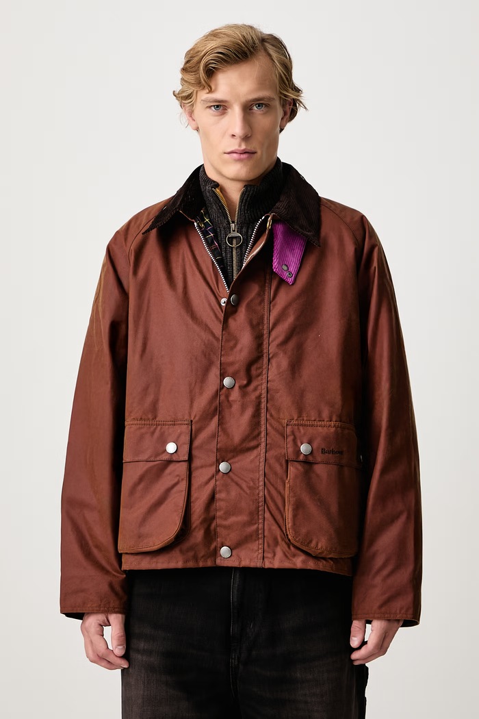 Barbour X PAUL SMITH куртка вощена чоловіча коричневий MWX2610BR71