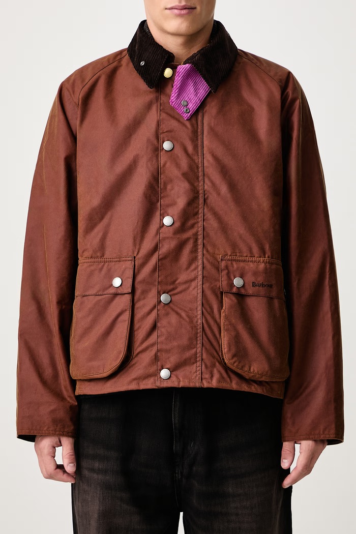 X PAUL SMITH куртка вощена чоловіча Barbour коричневий MWX2610BR71