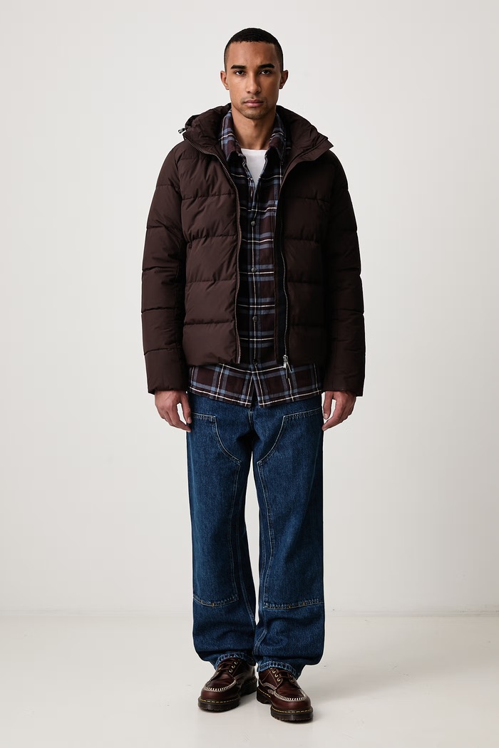 Pyrenex Spoutnic Mini Ripstop pernata jakna za muškarce HMY022P.2175 smeđa AW26