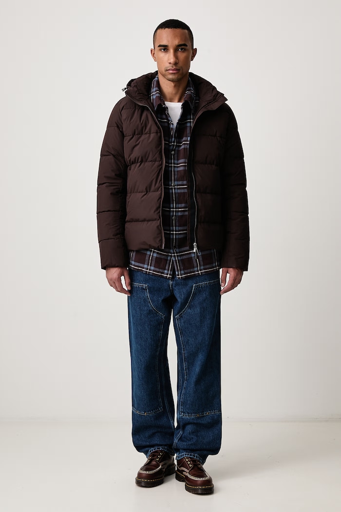 Pyrenex Spoutnic Mini Ripstop pernata jakna za muškarce HMY022P.2175 smeđa AW26