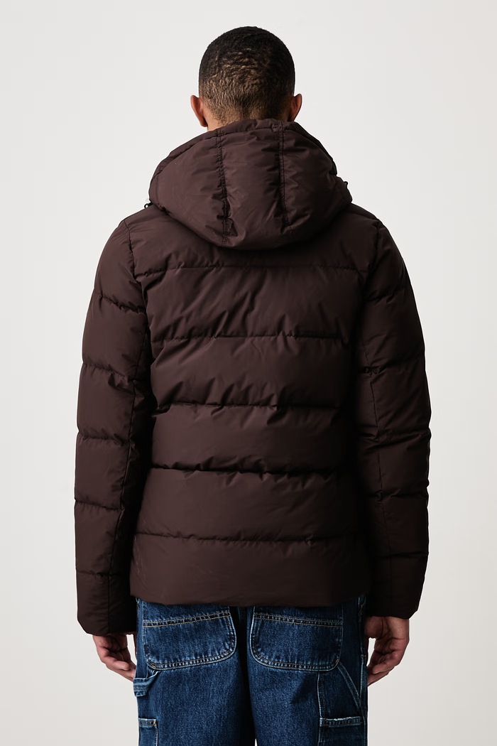Odjeća Pyrenex Spoutnic Mini Ripstop pernata jakna za muškarce HMY022P.2175 smeđa
