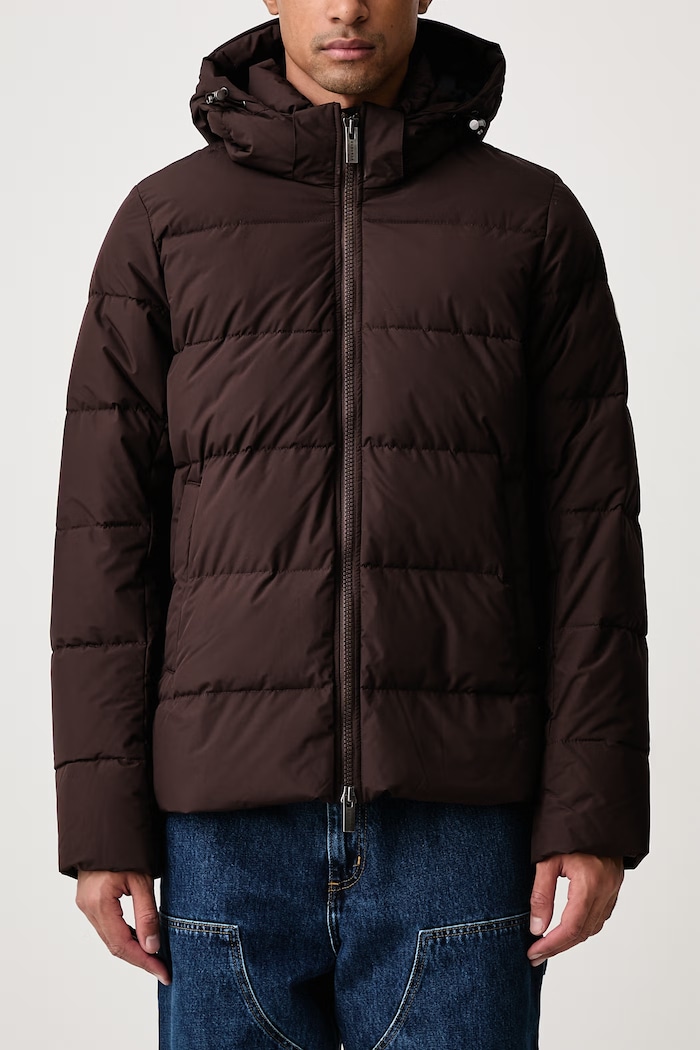 Spoutnic Mini Ripstop pernata jakna za muškarce Pyrenex smeđa HMY022P.2175