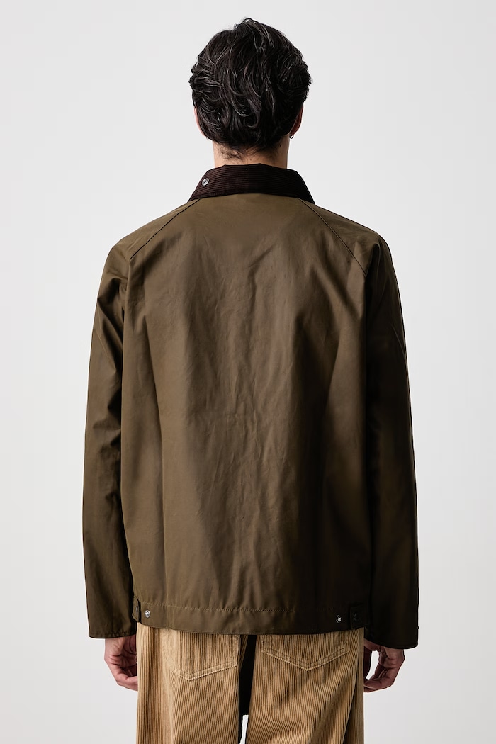 Odzież Barbour Krótka kurtka bawełniana męska MWX2205BR71 brązowy