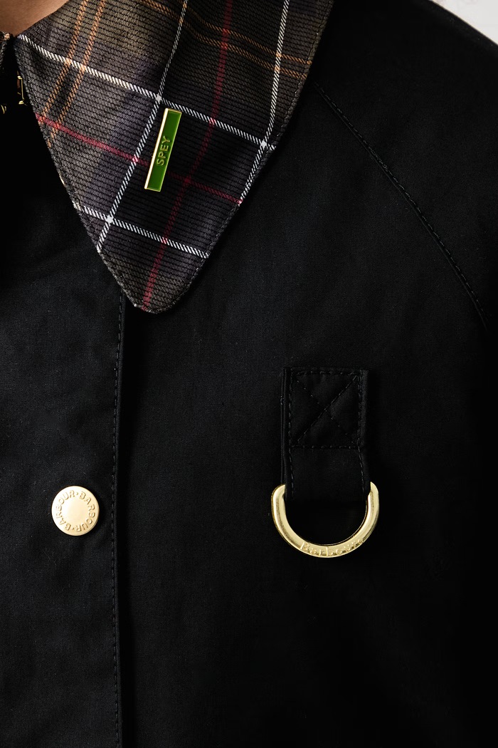 Barbour Krótka kurtka damska woskowana LWX1581BK71