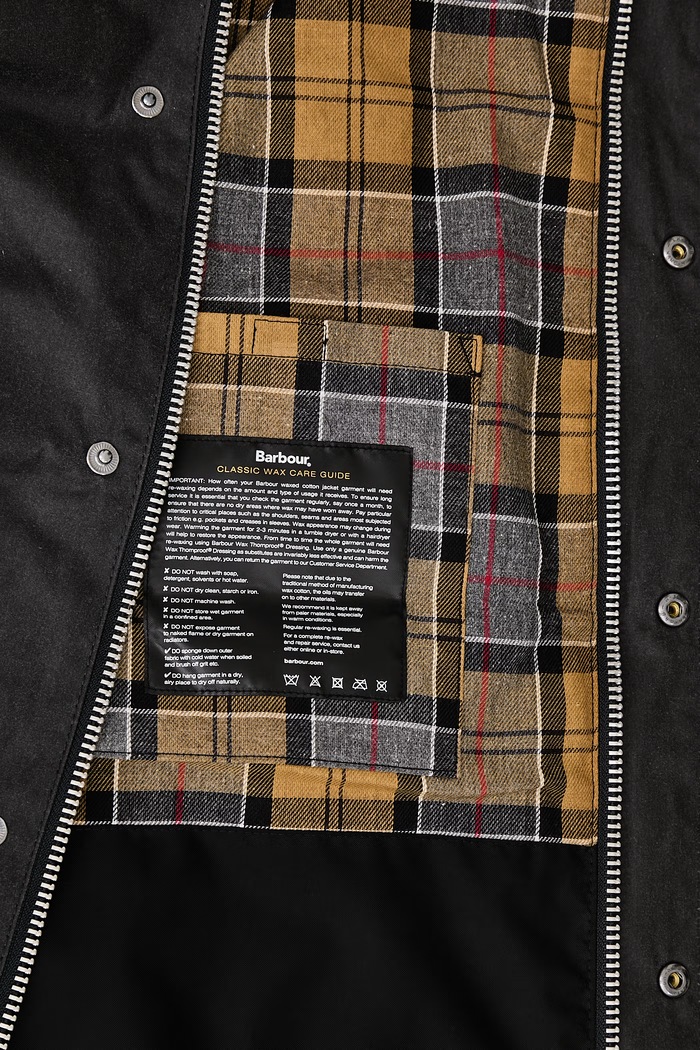 Barbour Kurtka przejściowa bawełniana męska MWX1679GY93