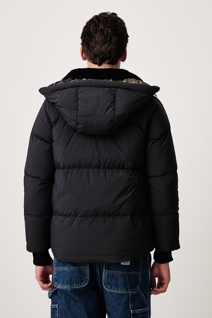 Odzież Barbour Kurtka puchowa męska LQU1948BK11 czarny