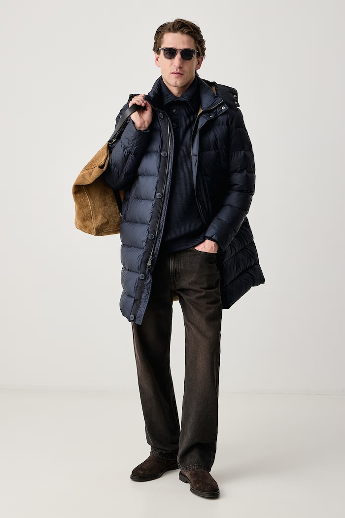 Blauer Kurtka puchowa męska BLUK03050 granatowy AW26