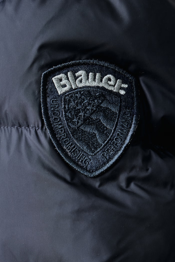 Kurtka puchowa męska Blauer granatowy BLUK03050