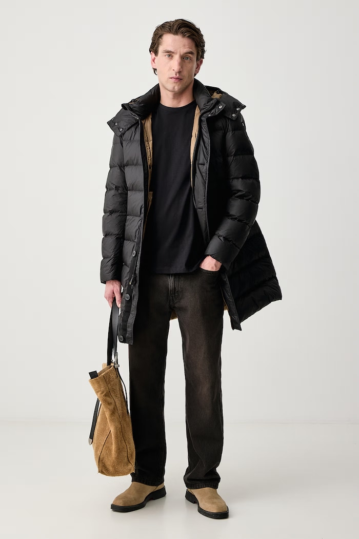 Blauer Kurtka puchowa męska BLUK03050 czarny AW26