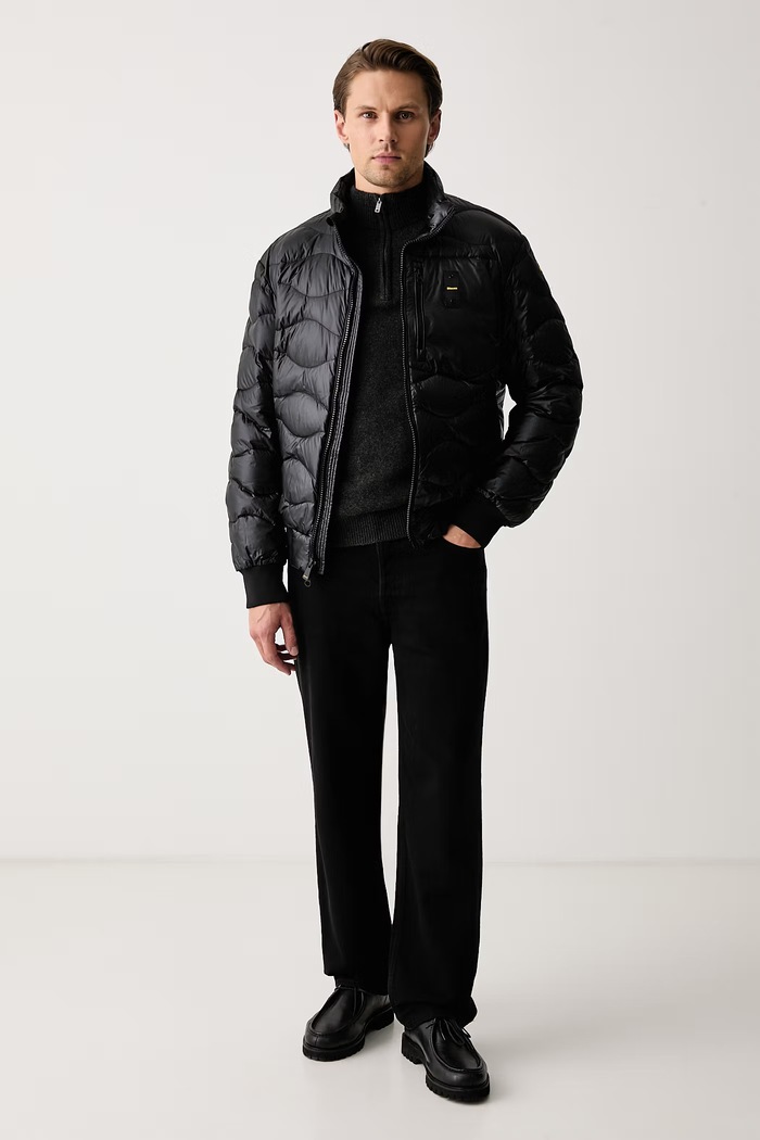 Blauer Kurtka puchowa męska BLUC03067 czarny AW26