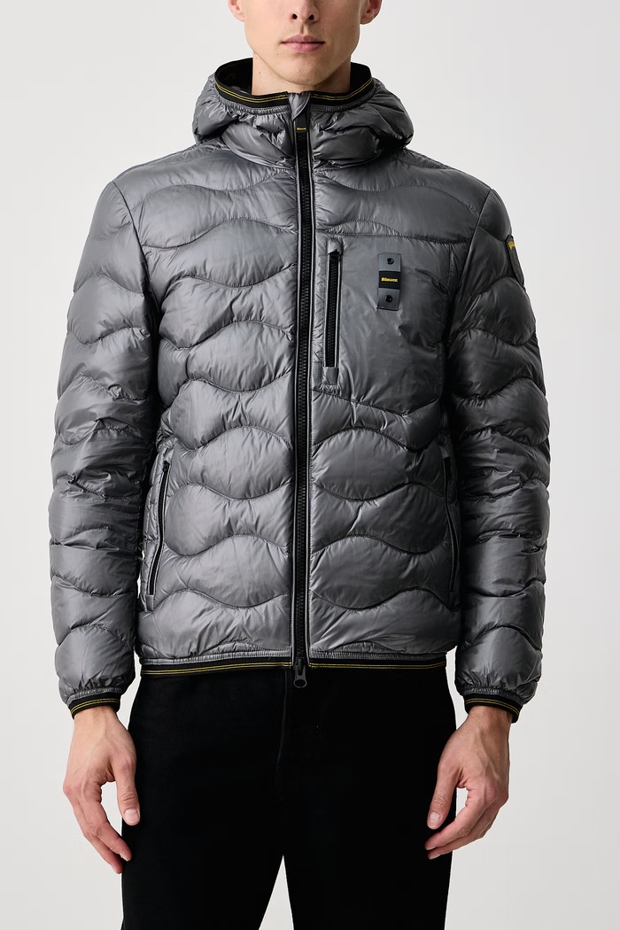 Kurtka puchowa męska Blauer BLUC03064 szary