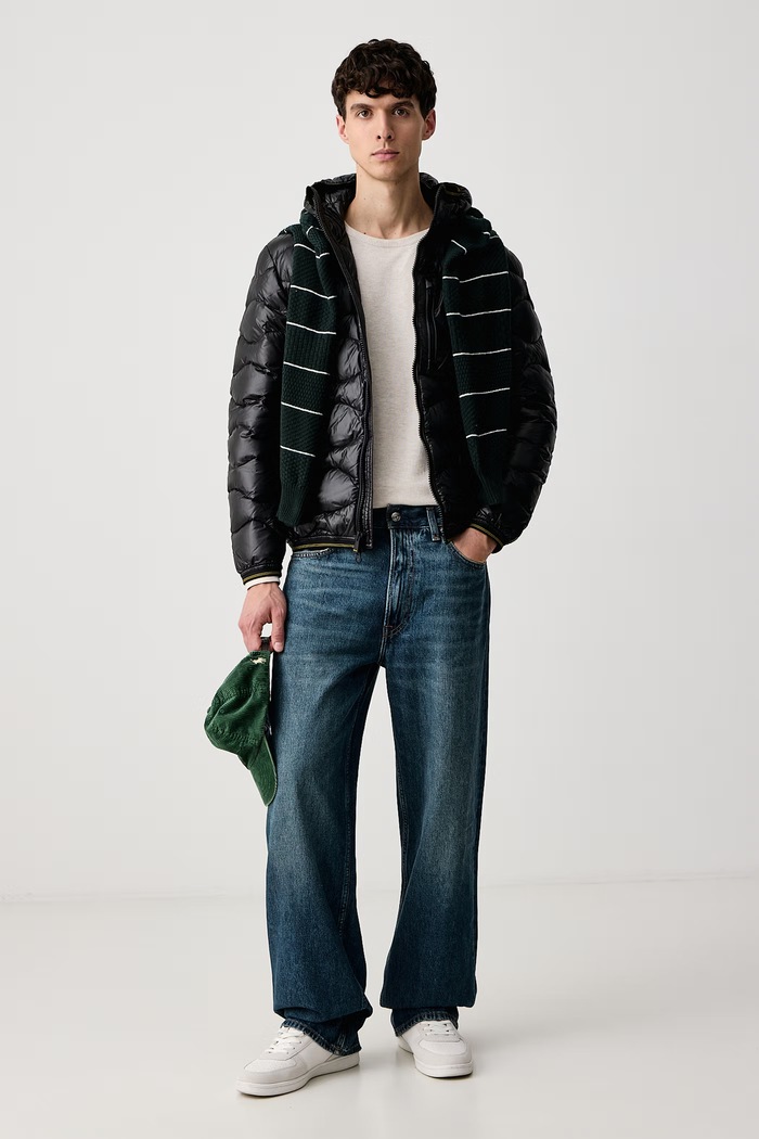 Blauer Kurtka puchowa męska BLUC03064 czarny AW26