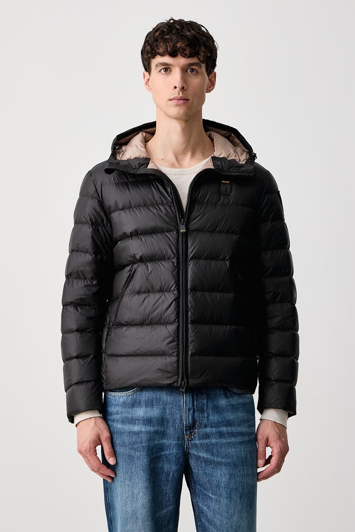 Blauer Kurtka puchowa męska czarny BLUC03044