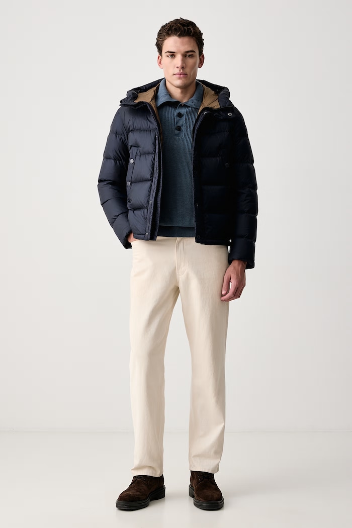Blauer Kurtka puchowa męska BLUC03025 granatowy AW26