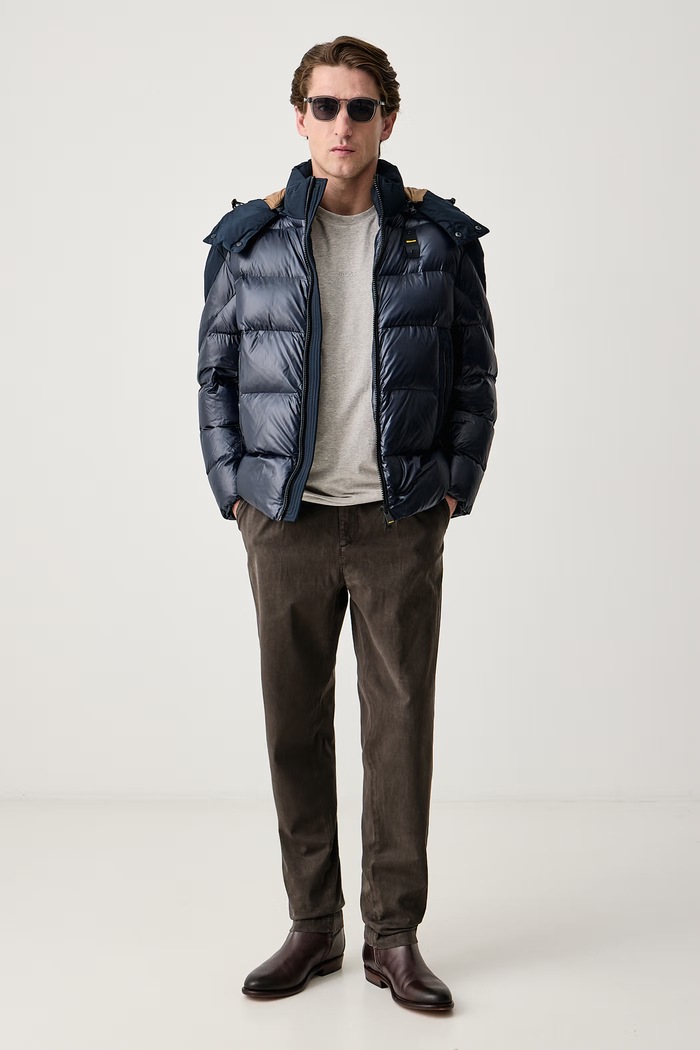 Blauer Kurtka męska BLUC02352 granatowy AW26
