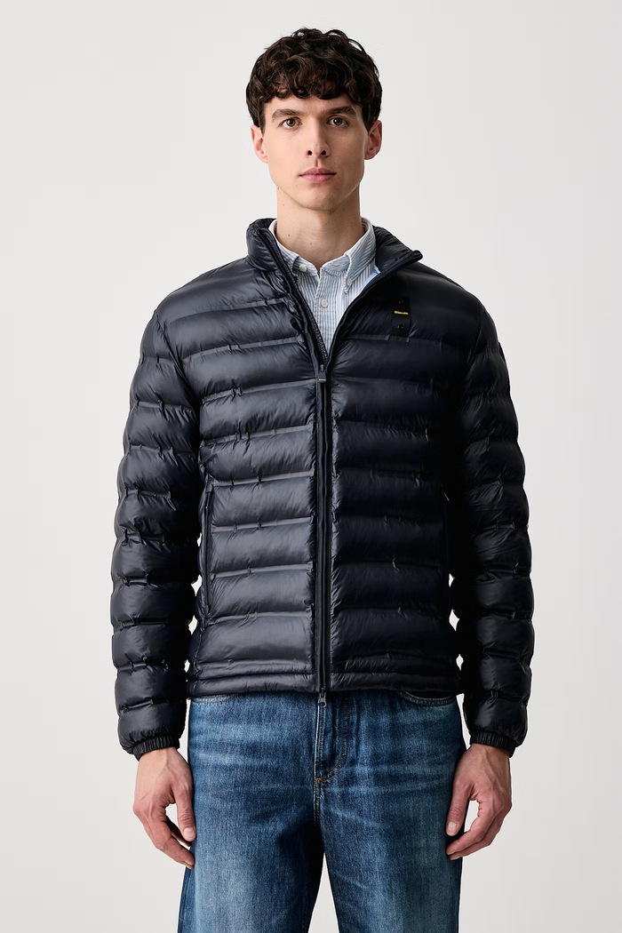 Blauer Kurtka pikowana męska granatowy BLUC02219