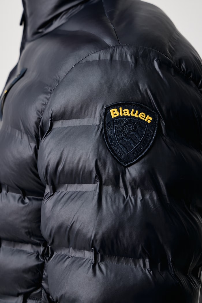 Kurtka pikowana męska Blauer granatowy BLUC02219