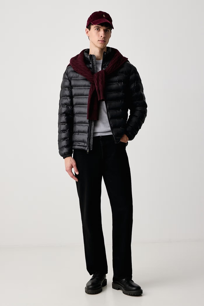 Blauer Kurtka pikowana męska BLUC02219 czarny AW26