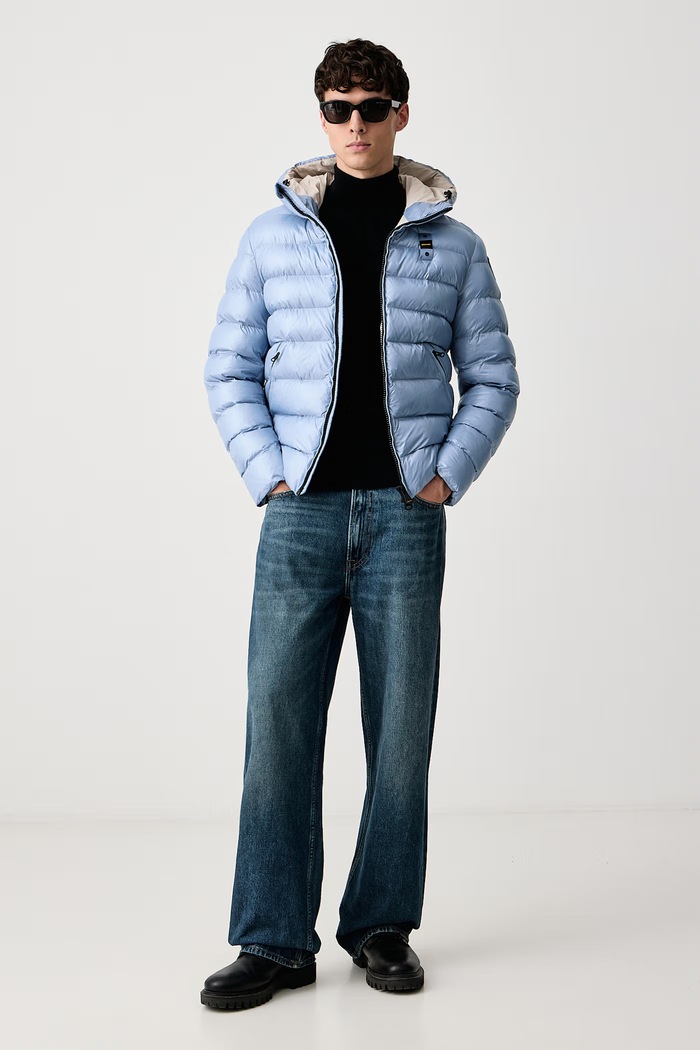 Blauer Kurtka męska BLUC02054 niebieski AW26