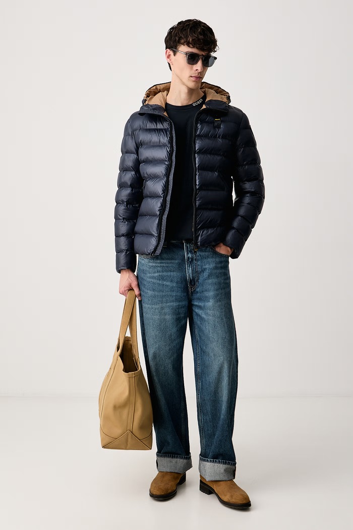 Blauer Kurtka męska BLUC02054 granatowy AW26