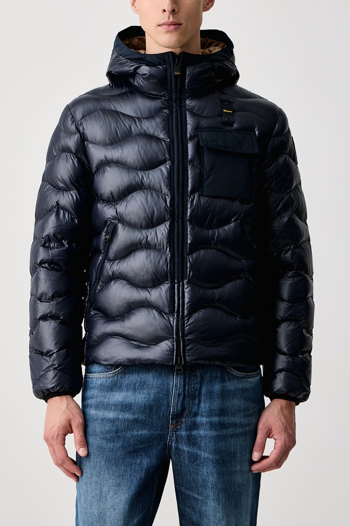 Kurtka męska Blauer BLUC02053 granatowy