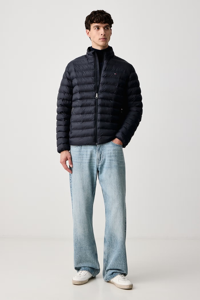 Tommy Hilfiger Kurtka pikowana męska MW0MW39990 granatowy AW26