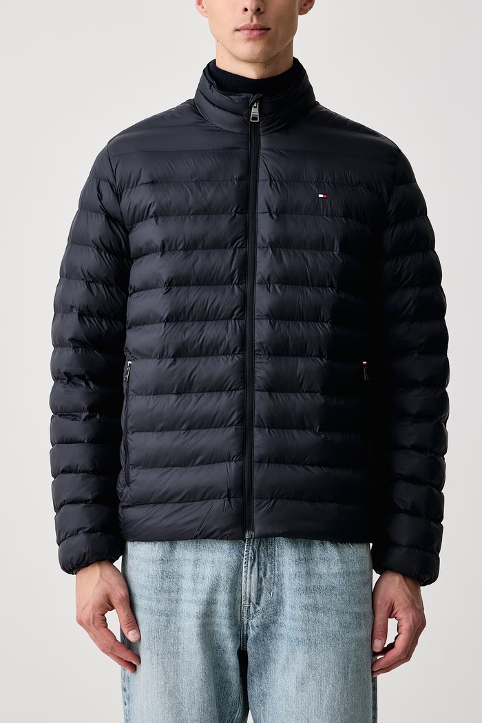 Kurtka pikowana męska Tommy Hilfiger MW0MW39990 granatowy