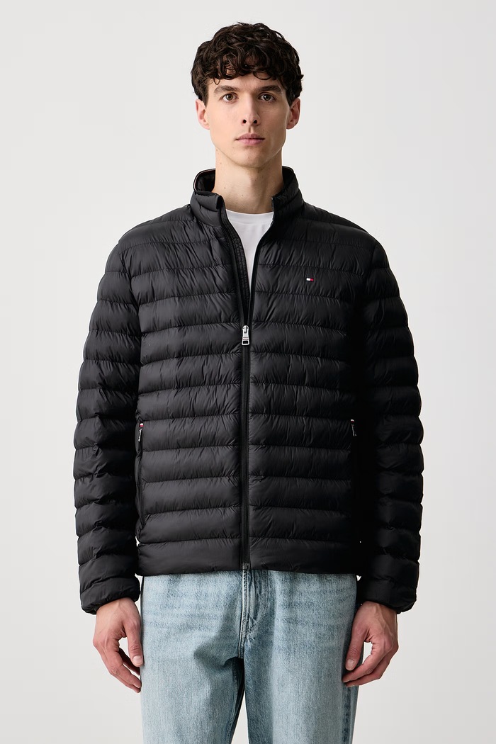 Tommy Hilfiger Kurtka pikowana męska czarny MW0MW39990