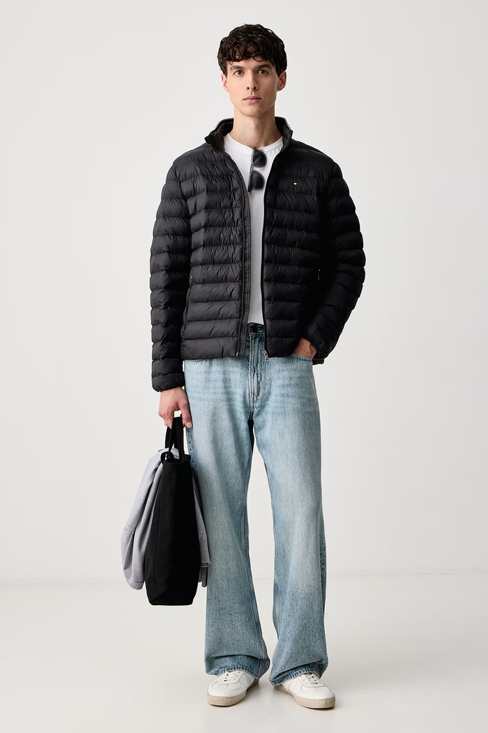Tommy Hilfiger Kurtka pikowana męska MW0MW39990 czarny AW26