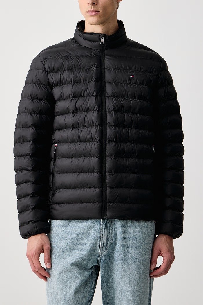 Kurtka pikowana męska Tommy Hilfiger MW0MW39990 czarny