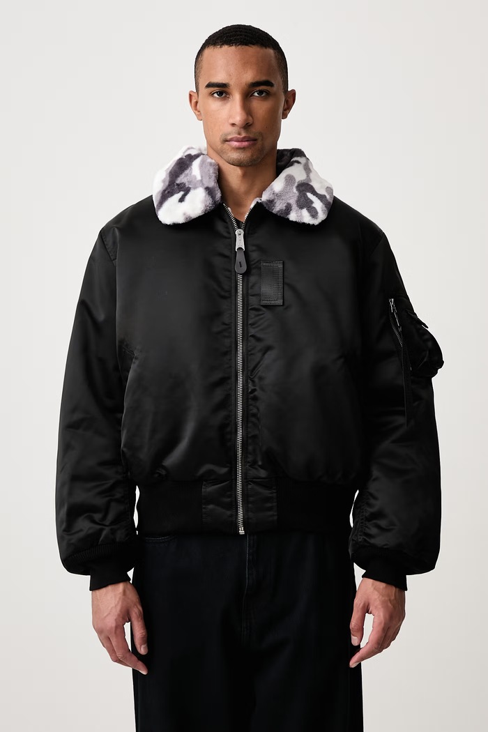 Alpha Industries B-15 Reversible II UV kurtka dwustronna męska czarny 768017