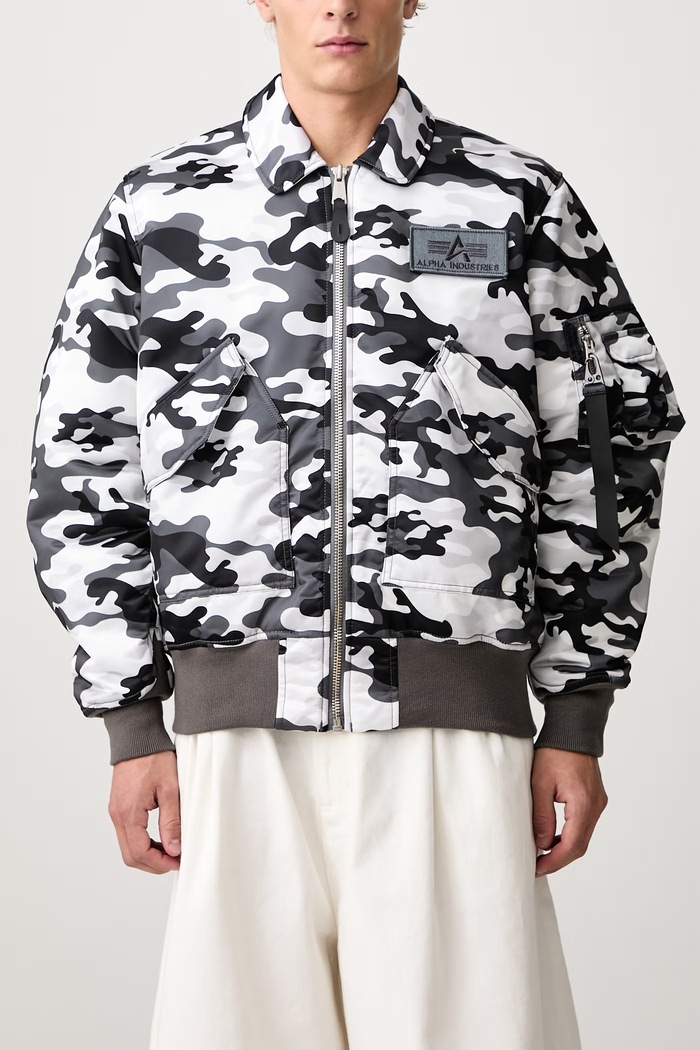 CWU-45/P Base Camo UV bomberka męska Alpha Industries szary 768005C