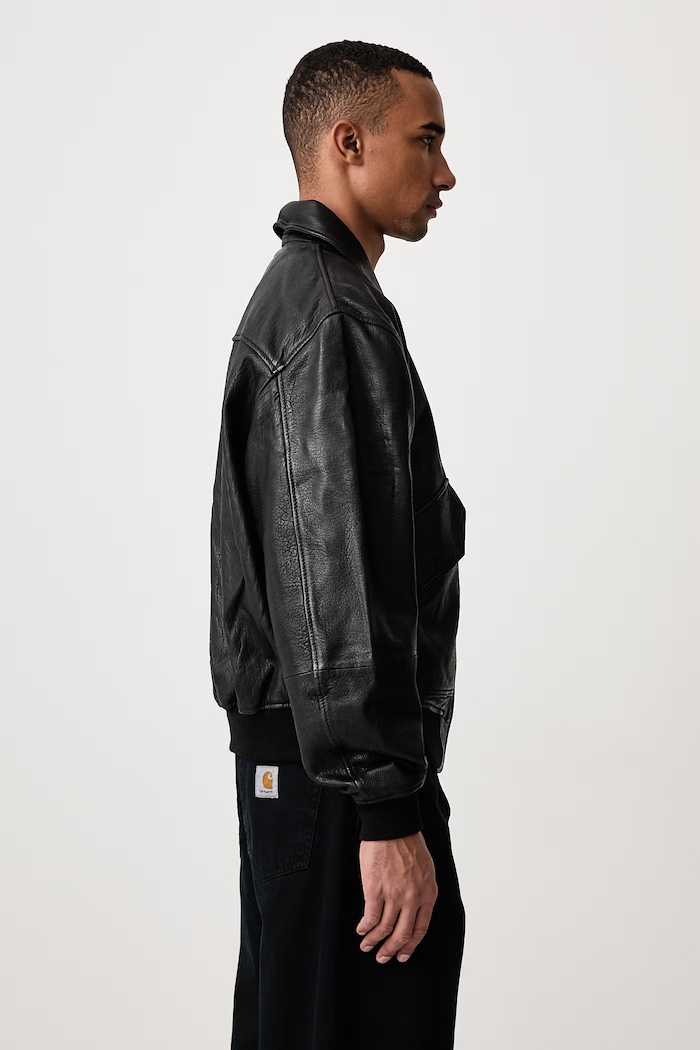 CWU-36/P Leather UV kurtka skórzana męska Alpha Industries czarny 768002