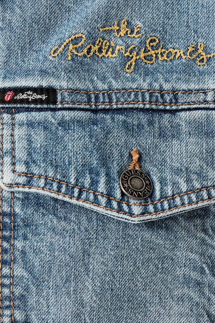 Džínsová bunda pánska Guess Jeans modrá M6BN56.D1872