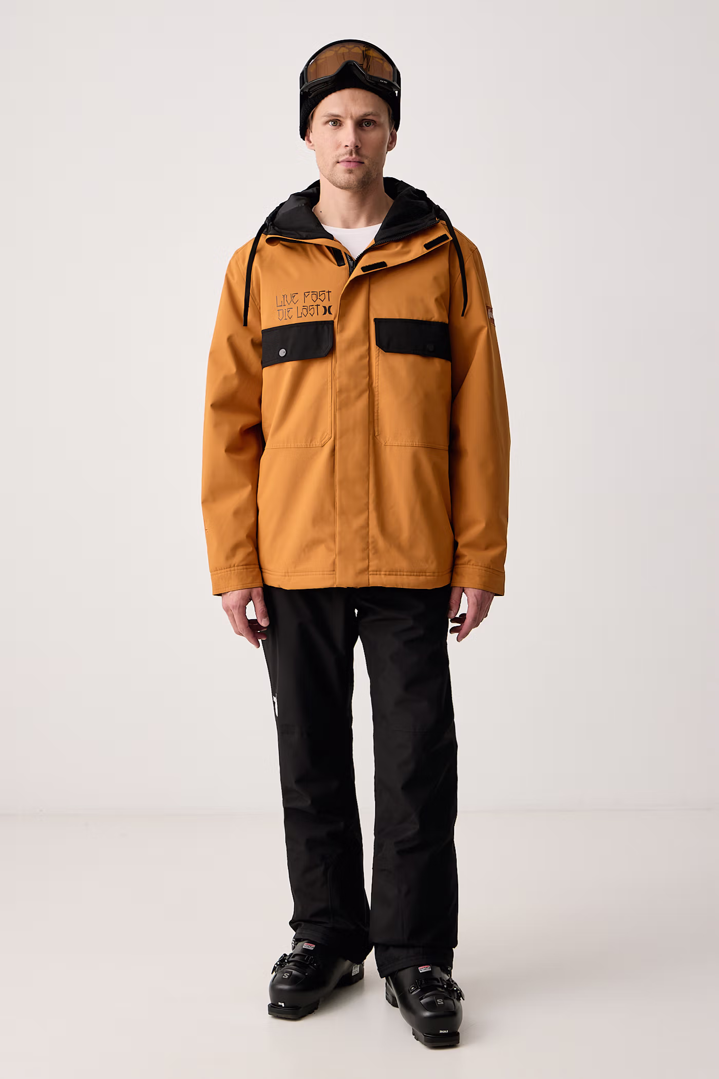 Hurley Kurtka męska MSJEUIC0011 pomarańczowy AW26