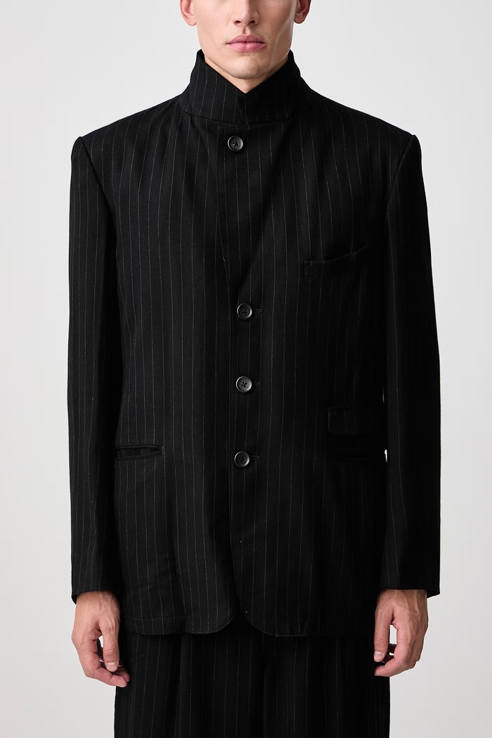 3BUTTONS marynarka męska Yohji Yamamoto czarny KN3661