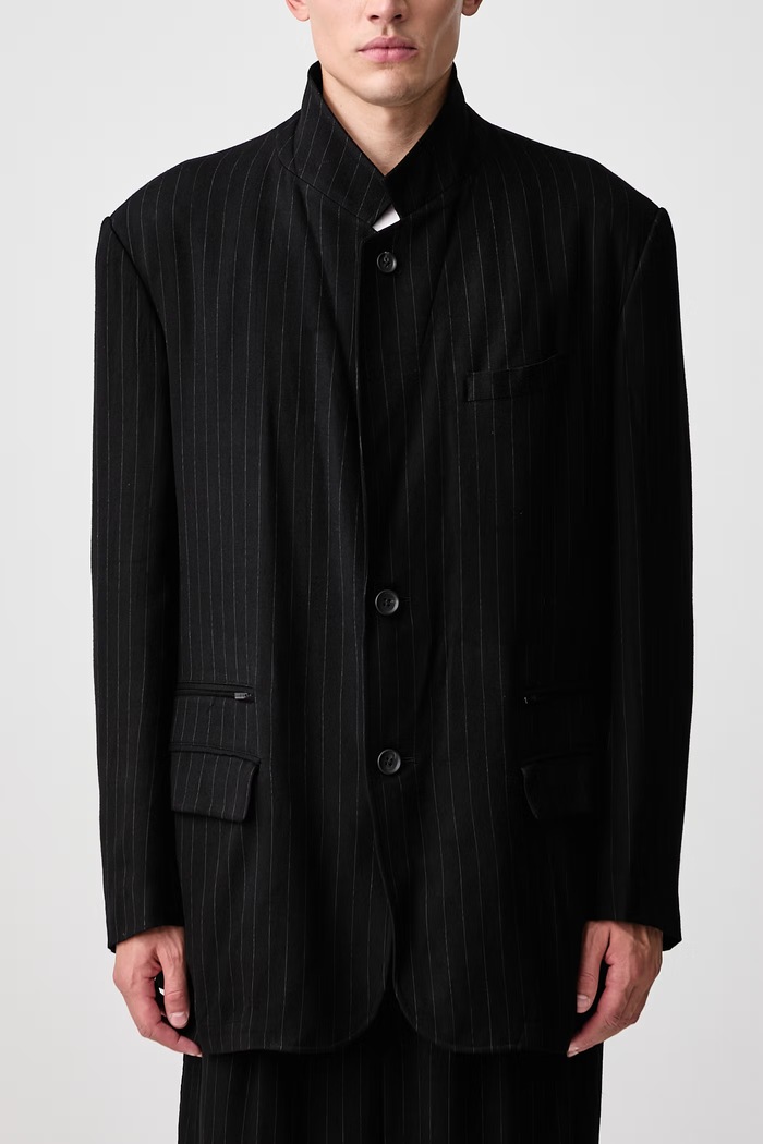 2BUTTONS marynarka męska Yohji Yamamoto czarny KN3659