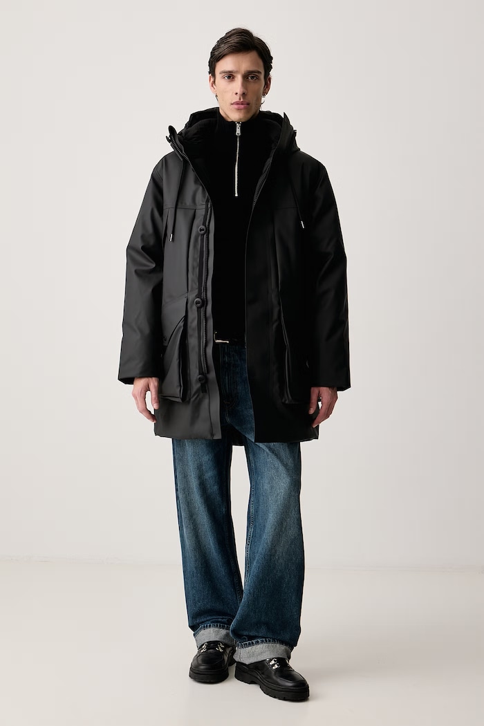 Rains Kurtka męska 21540.01 czarny AW26
