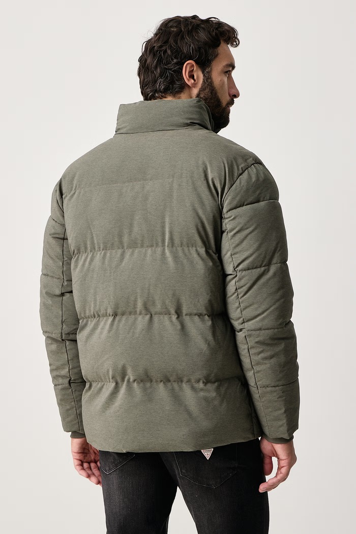 Oblečenie Guess Prešívaná bunda pánska ROGER Z6BL05.W4833 zelená