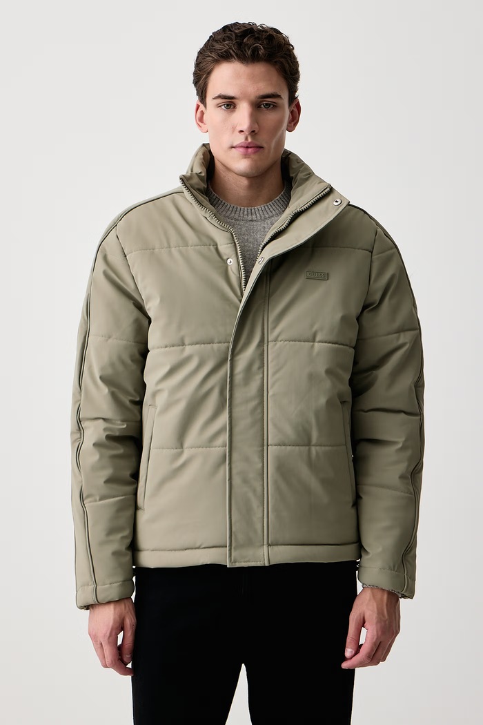 Guess Prijelazna jakna za muškarce STEPHANE zelena Z6BL02.K7216