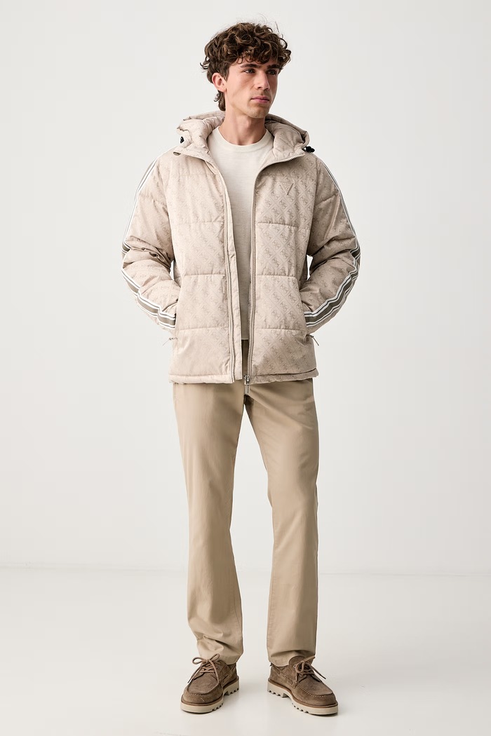 Guess Kurtka pikowana męska Z5BL02.WFIQ2 beżowy AW26