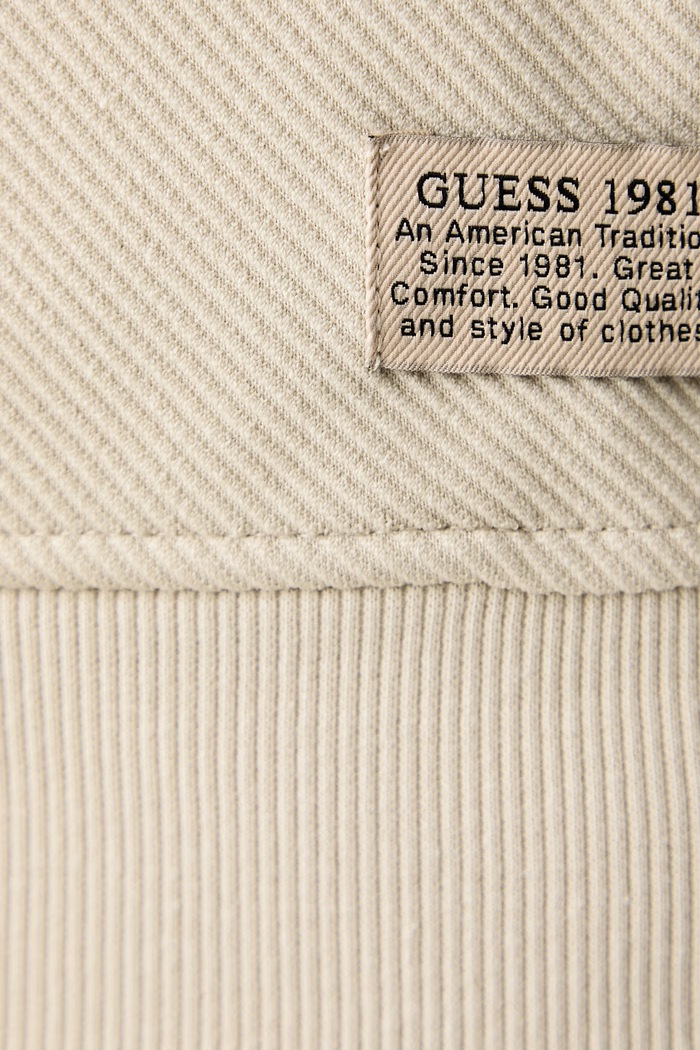 Μπλούζα με κουμπιά ανδρική HARRIS Guess μπεζ M6BQ32.K6712
