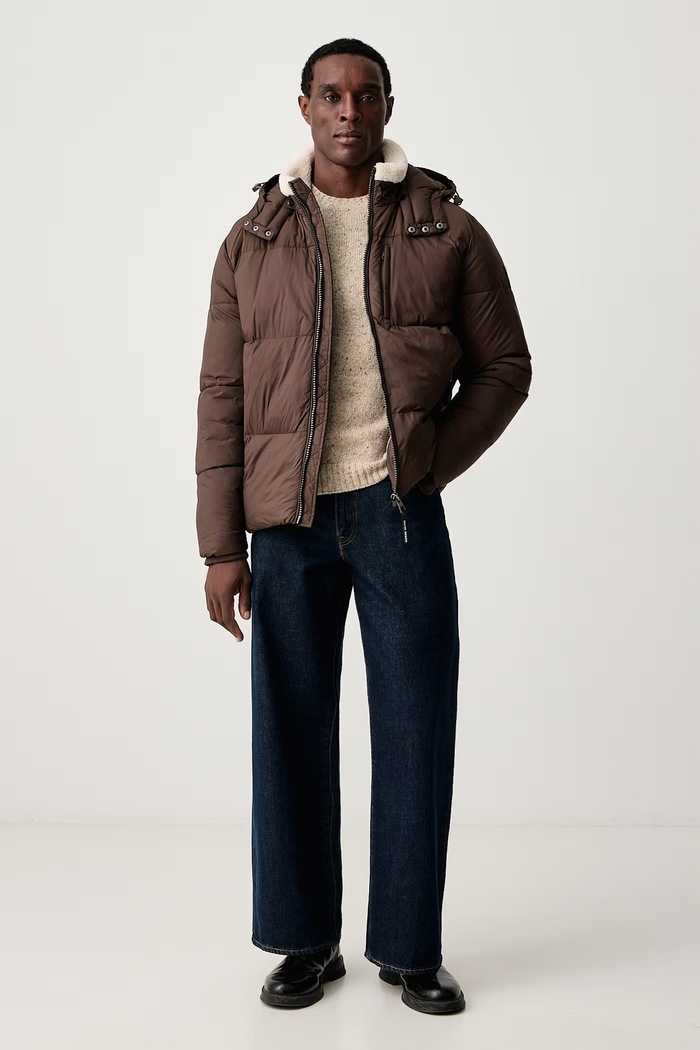 Guess Zimska jakna za muškarce ZENITH M6BL64.W4477 smeđa AW26
